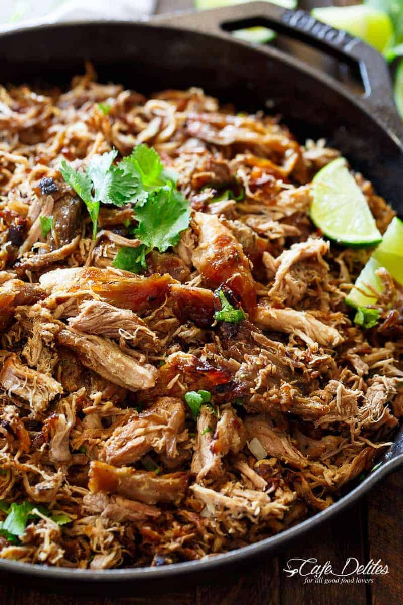 Pork Shoulder Slow Cooker Carnitas
 Crispy Pork Carnitas Mexican Slow Cooked Pulled Pork