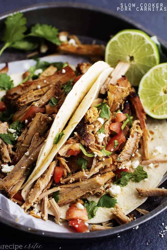 Pork Shoulder Slow Cooker Carnitas
 Slow Cooker Pork Carnitas Recipe