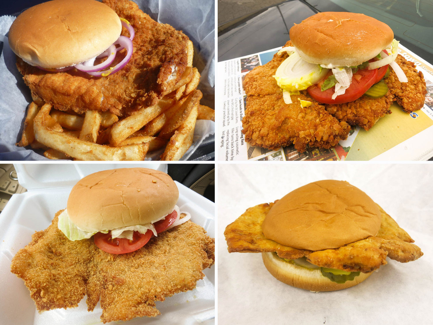 Pork Tenderloin Sandwiches
 The Best Breaded Pork Tenderloin Sandwiches in the Midwest