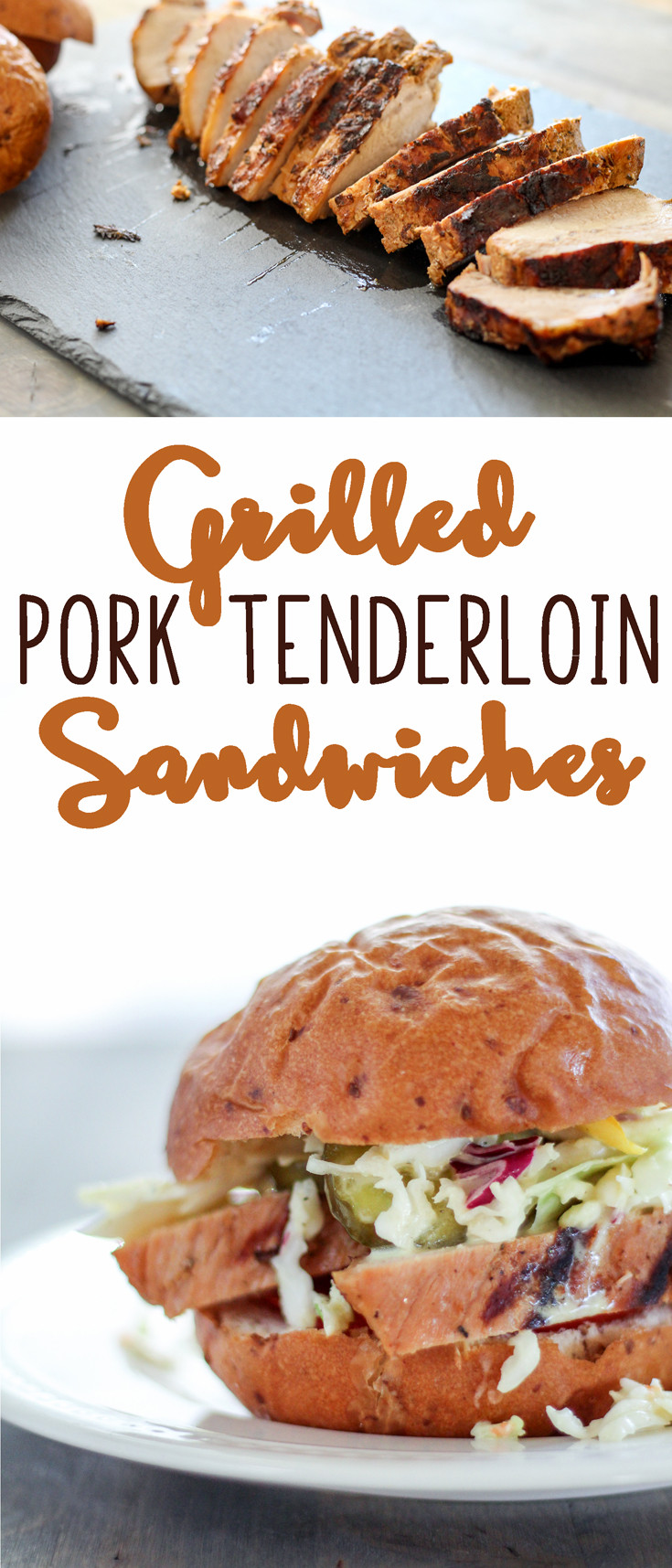 Pork Tenderloin Sandwiches
 Easy Grilled Pork Tenderloin Sandwiches