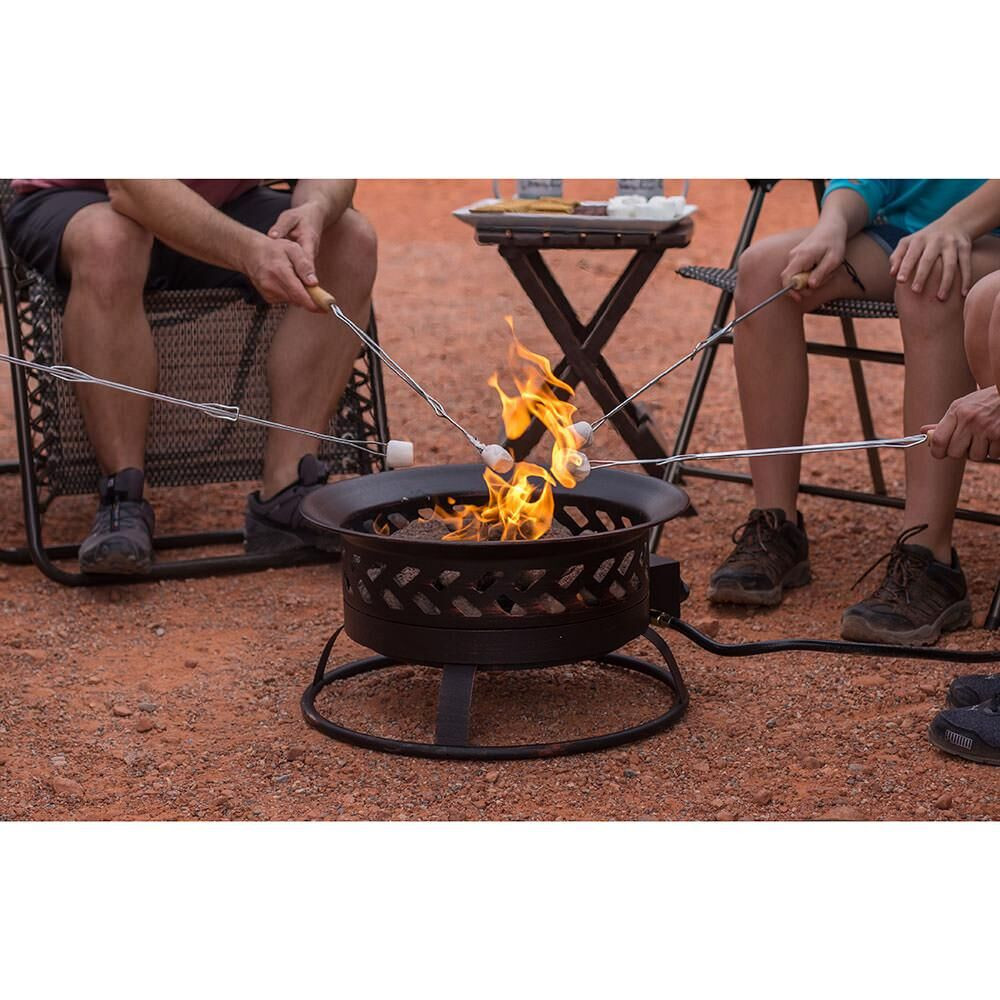 Portable Backyard Fire Pit
 Portable Steel Propane Outdoor Fire Pit