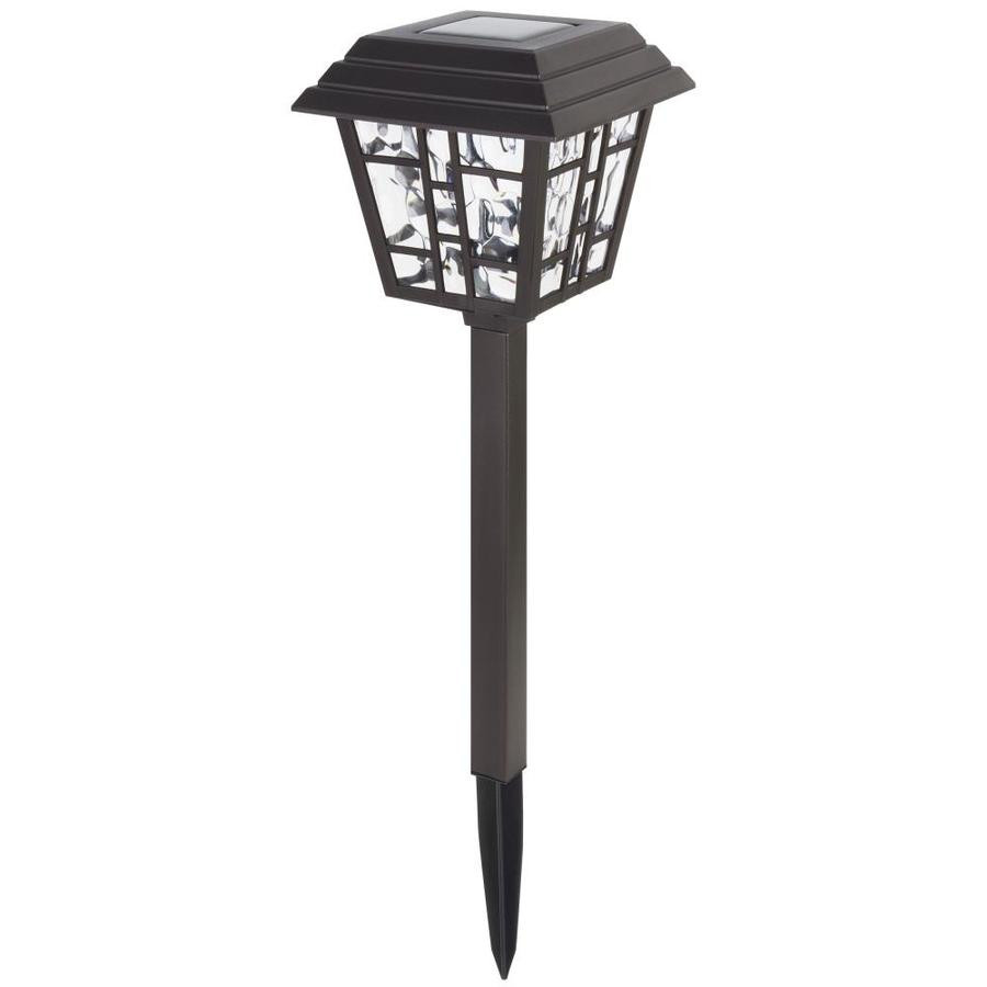 Portfolio Landscape Path Light
 Portfolio 5x Brighter 6 lumen Black Solar LED Path Light