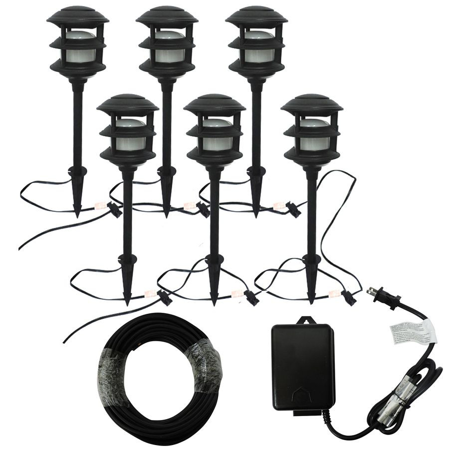 Portfolio Landscape Path Light
 Portfolio Bluetooth Audio 6 Path Light Black Low Voltage 8