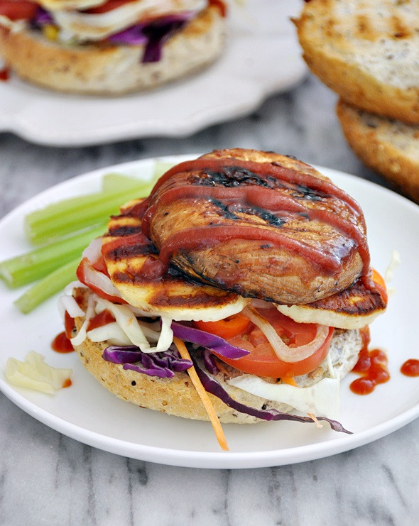 Portobello Mushrooms Dangerous
 Grilled Portobello Mushroom & Haloumi Burgers Recipe