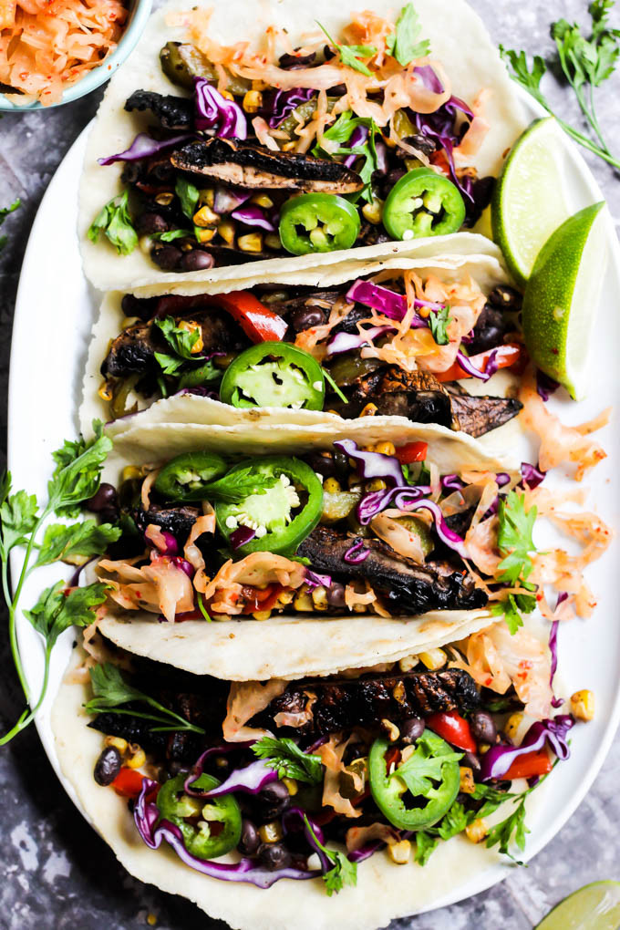 Portobello Mushrooms Dangerous
 Grilled Ve able Portobello Mushroom Tacos vegan