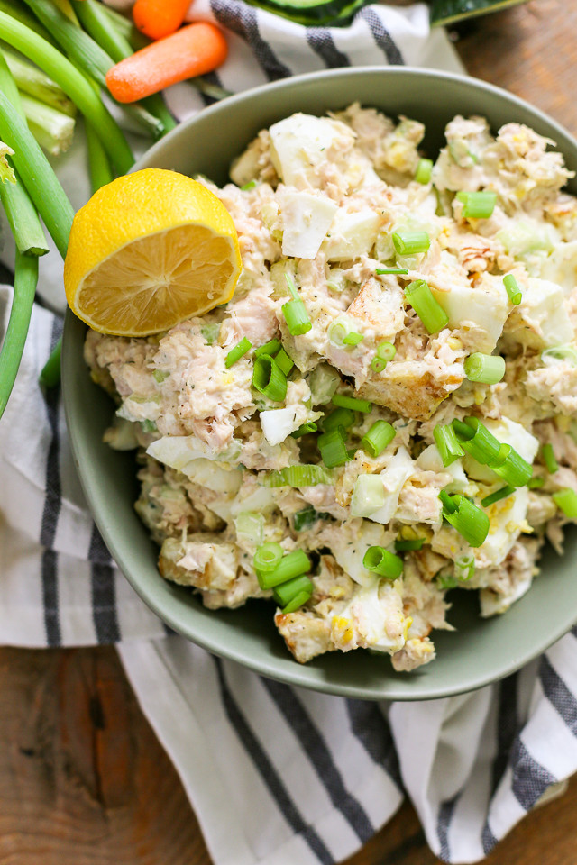 Potato And Egg Salad
 The Ultimate Triple Tuna Egg Potato Salad Clean Eating