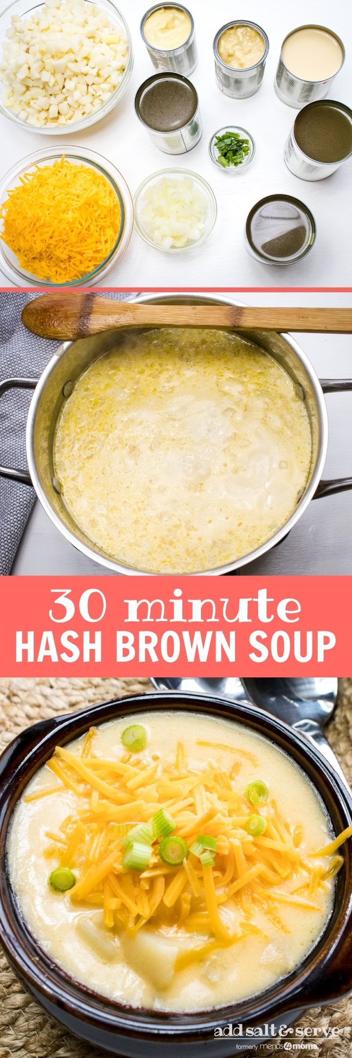 Potato Soup Using Hash Browns
 Hash Brown Soup Recipe