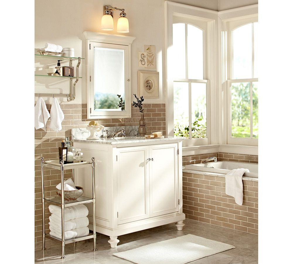 Pottery Barn Bathroom Mirror
 Bath Reno 101 How to Choose Lighting