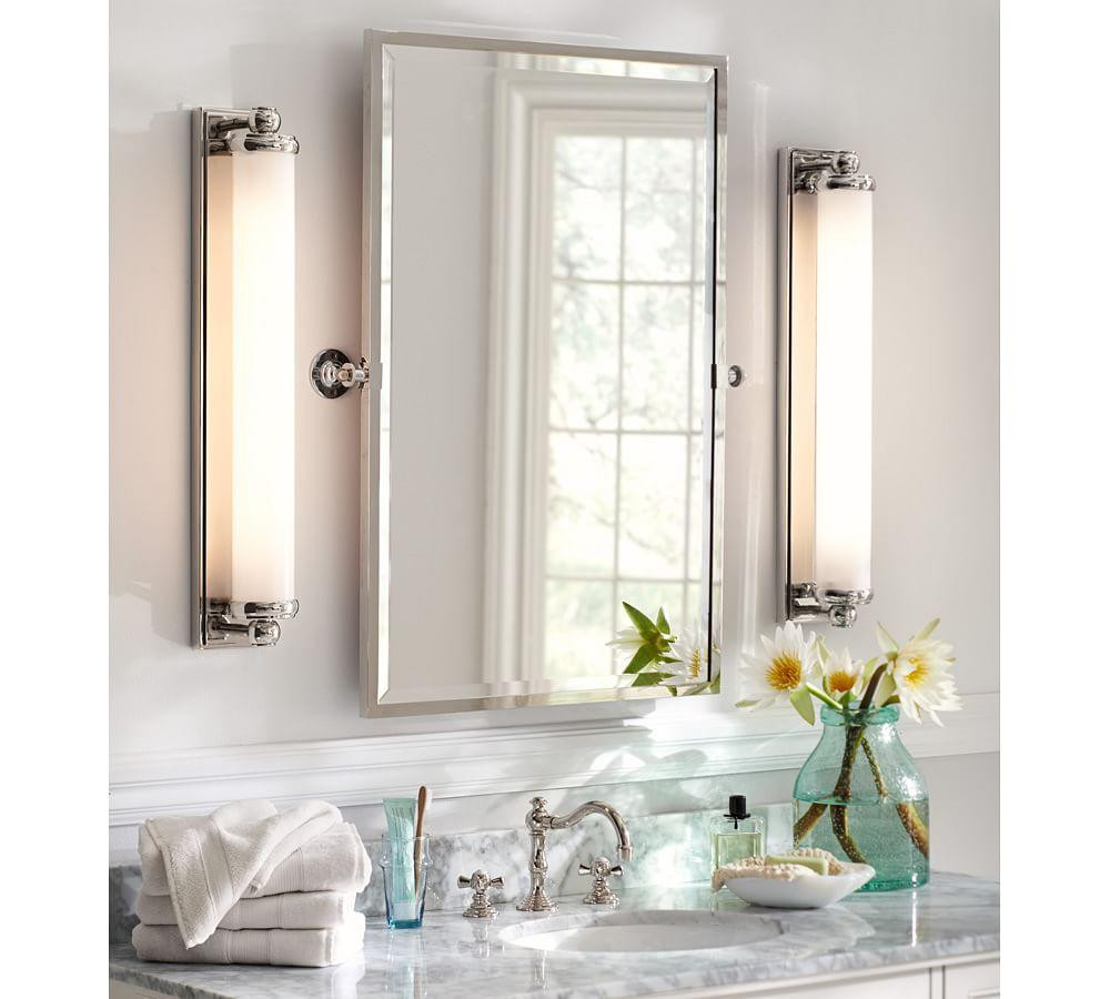 Pottery Barn Bathroom Mirror
 Kensington Pivot Rectangular Mirror