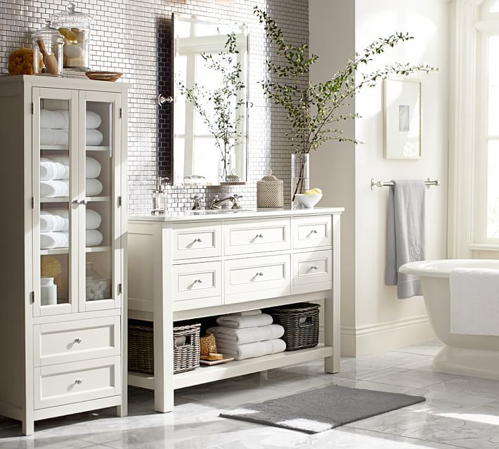Pottery Barn Bathroom Storage
 Create a Perfect Guest Bathroom StyleChicago