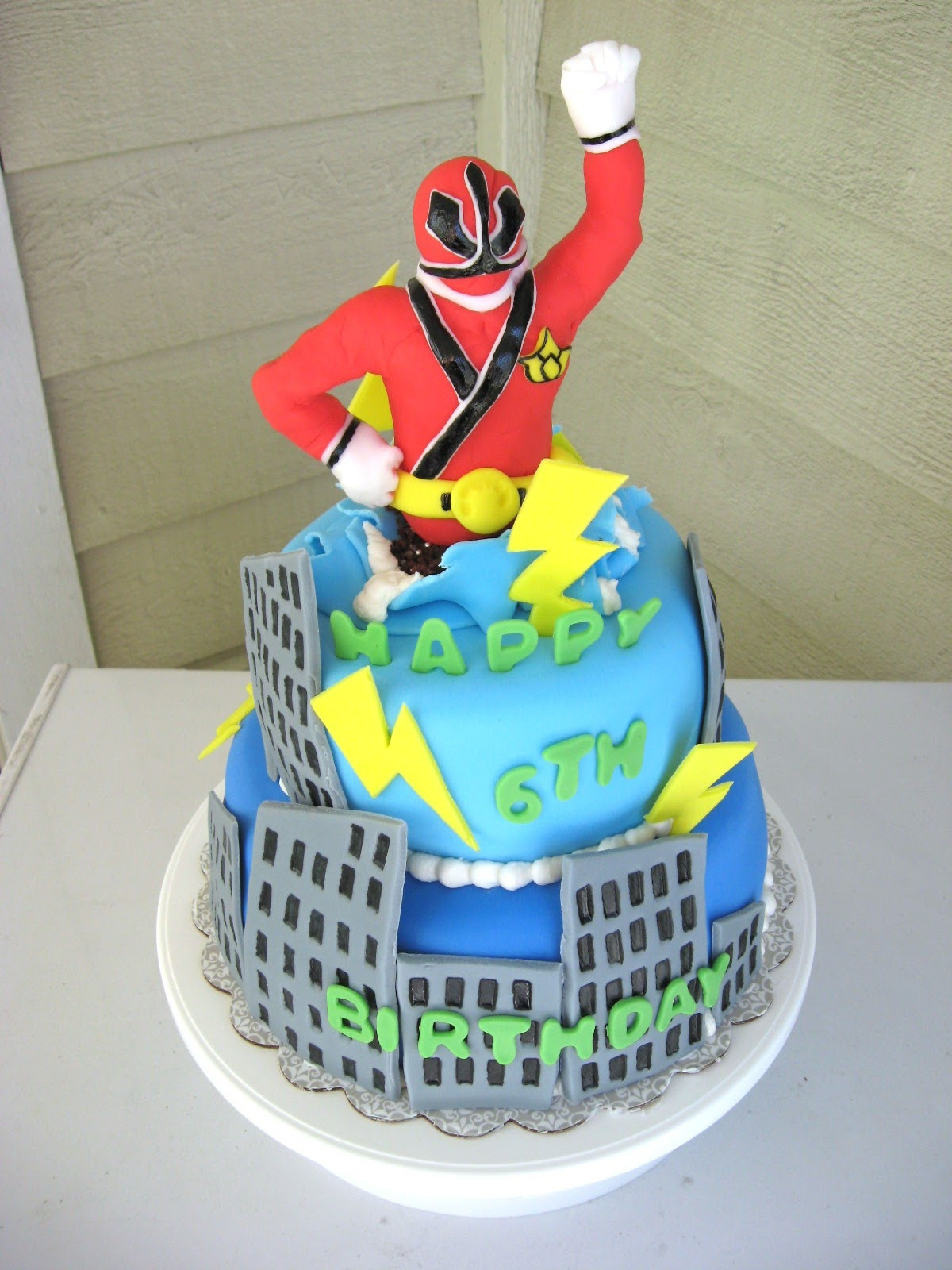 Power Ranger Birthday Cake
 Cakeopolis 112 Power Rangers Samurai Birthday Cake