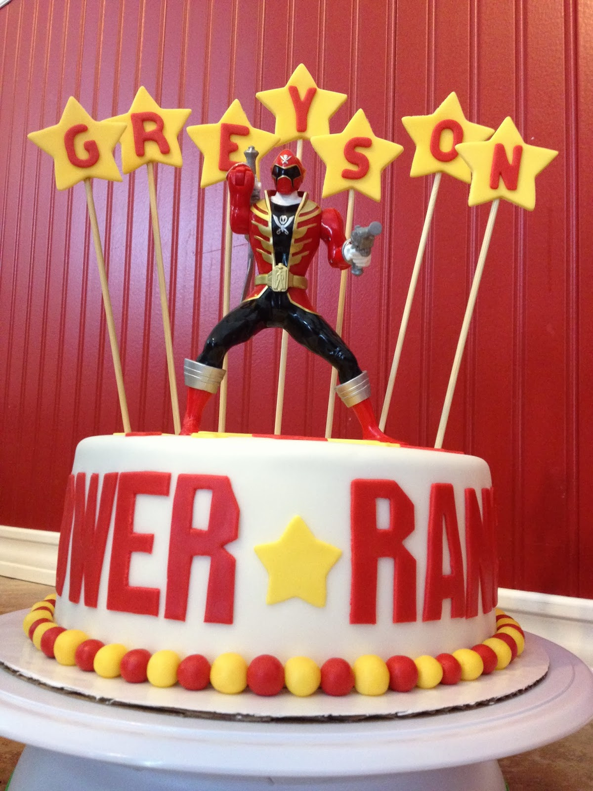 Power Ranger Birthday Cake
 Sugar Love Cake Design Power Rangers Birthday Cake