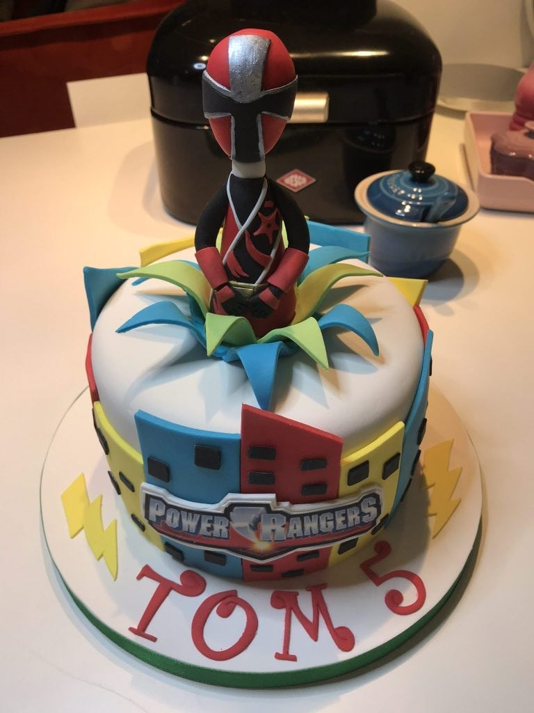 Power Ranger Birthday Cake
 Power Rangers birthday cake