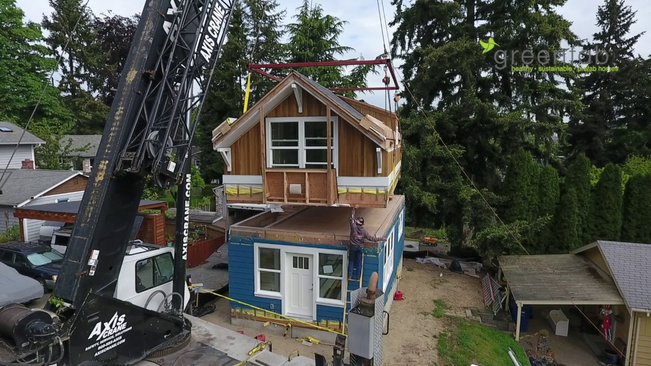 Prefab Backyard Cottages
 Greenfab Prefab Homes Seattle backyard cottage