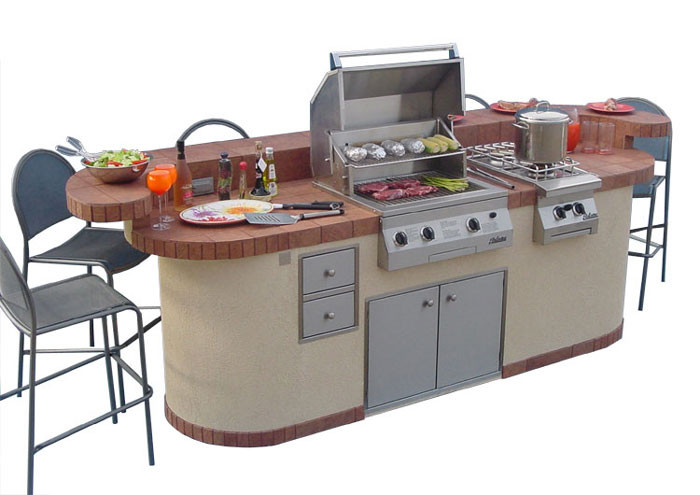 Prefab Outdoor Kitchen Grill Islands
 6 Fabulous Prefab outdoor kitchen grill islands