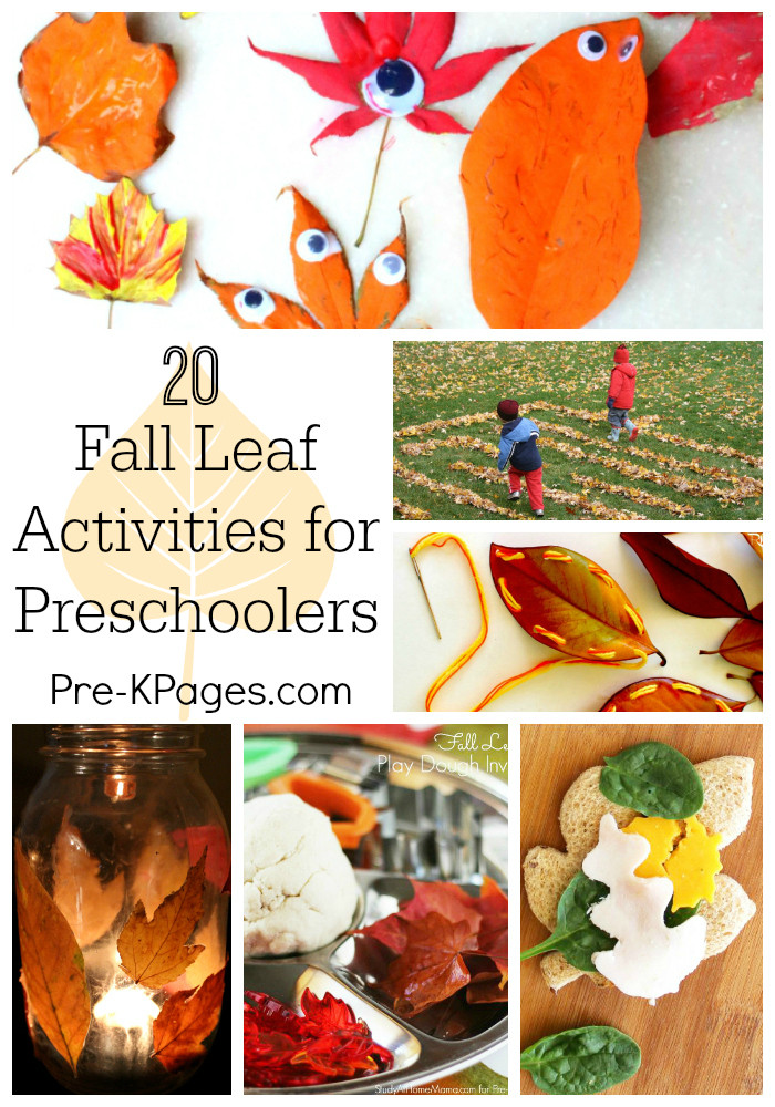 Preschool Crafts Activities
 20 Fall Leaf Activities for Preschoolers