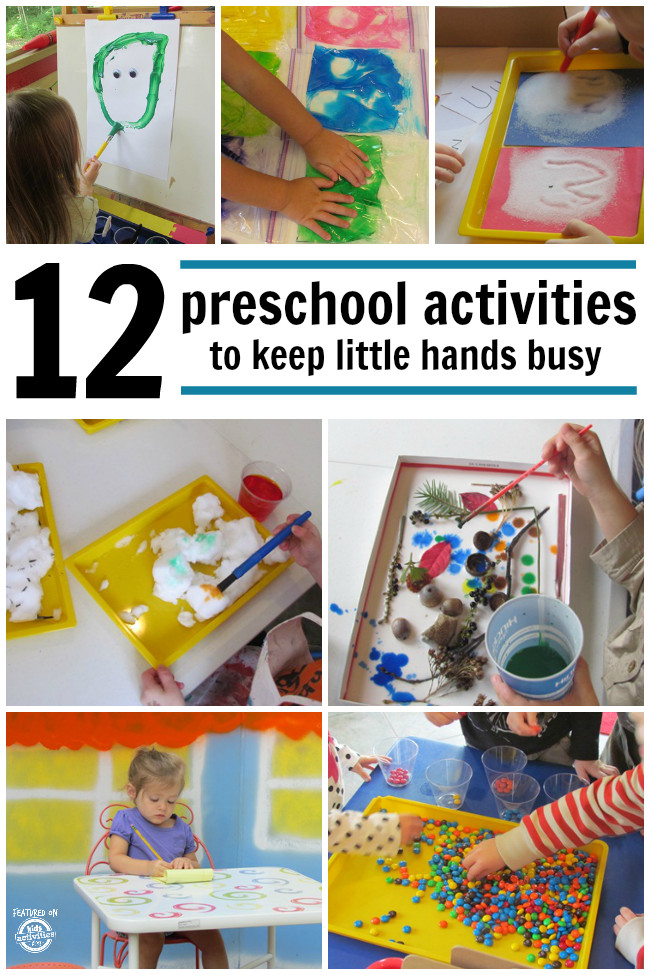 Preschool Crafts Activities
 12 PRESCHOOL ACTIVITIES TO KEEP LITTLE HANDS BUSY Kids