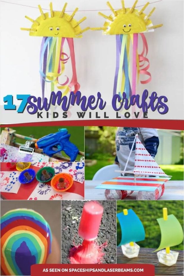 Preschool Summer Craft Ideas
 17 Great Summer Crafts for Kids Spaceships and Laser Beams