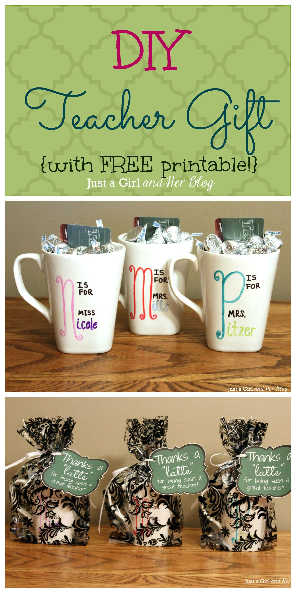 Preschool Teacher Christmas Gift Ideas
 Last Minute Mama DIY Teacher Gift with FREE Printable