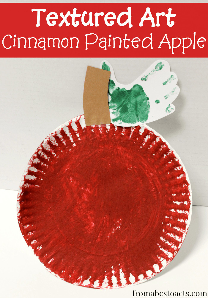 Preschoolers Art And Craft
 Textured Apple Preschool Craft From ABCs to ACTs