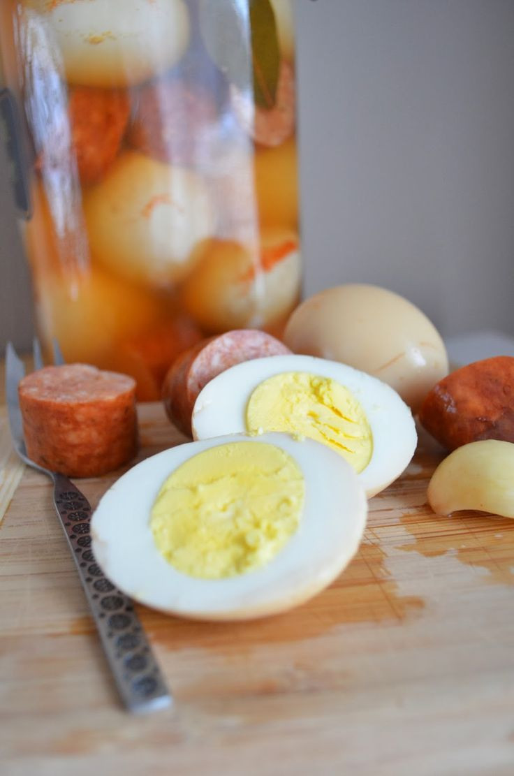 Pressure Canning Pickled Eggs
 These Cajun Pickled Eggs are made with Andouille sausage