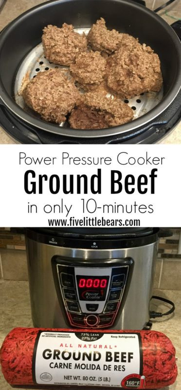 Pressure Cooker Ground Beef
 Pressure Cooker Ground Beef How To