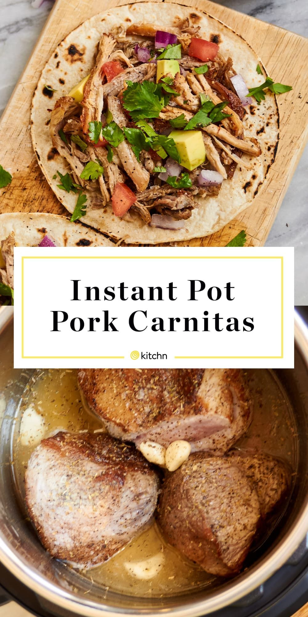 Pressure Cooker Pork Shoulder Carnitas
 Instant Pot Pork Carnitas Recipe in 2020