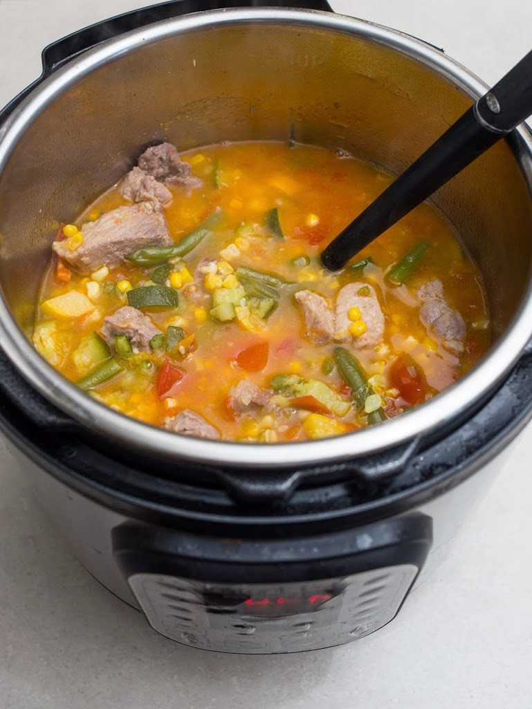 Pressure Cooker Pork Stew
 Pressure Cooker Mexican Pork Stew With Summer Ve ables