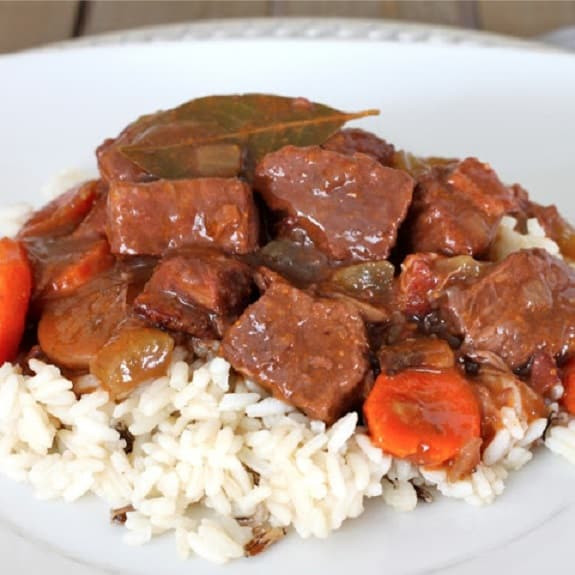 Pressure Cooker Pork Stew
 Pressure Cooker Pork Stew with Sherry and Red Wine Magic