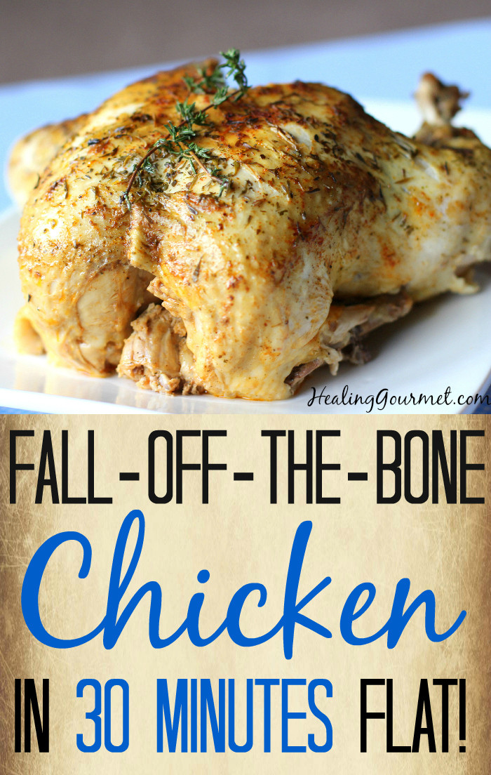 Pressure Cooking Whole Chicken
 Fall f The Bone Pressure Cooker Chicken in 30 Minutes