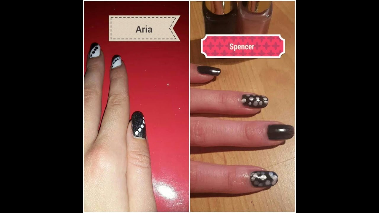 Pretty Nails 2
 [ Nail art 2 ] Nail Art PRETTY LITTLE LIARS PART 1 Aria