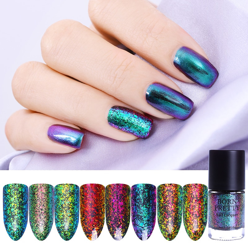 Pretty Nails 2
 BORN PRETTY 9ml Chameleon Nail Polish Romantic Heart Fiery