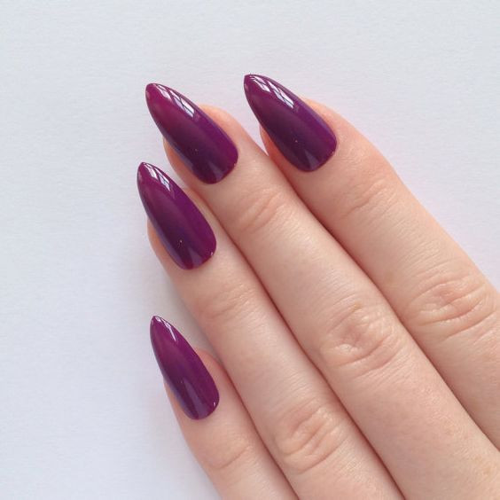 Pretty Point Nails
 Top 35 Incredible Pointed Acrylic Nails