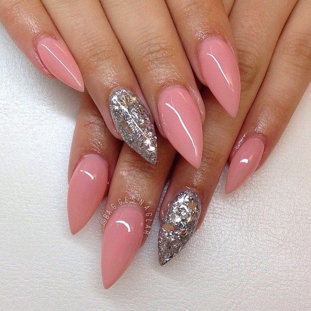 Pretty Point Nails
 Top 35 Incredible Pointed Acrylic Nails