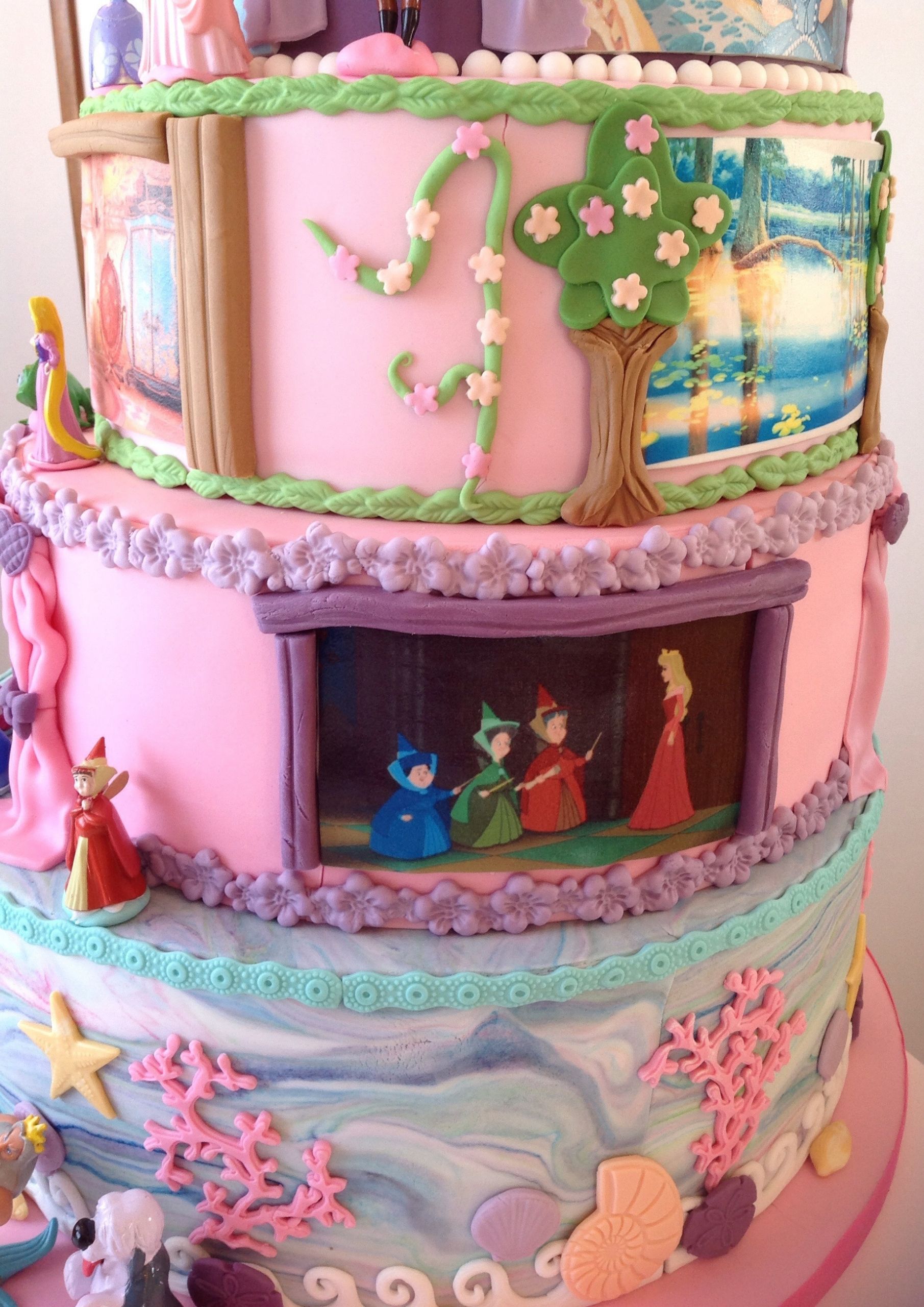 Princess 1st Birthday Cake
 Disney Princess 1St Birthday Cake CakeCentral