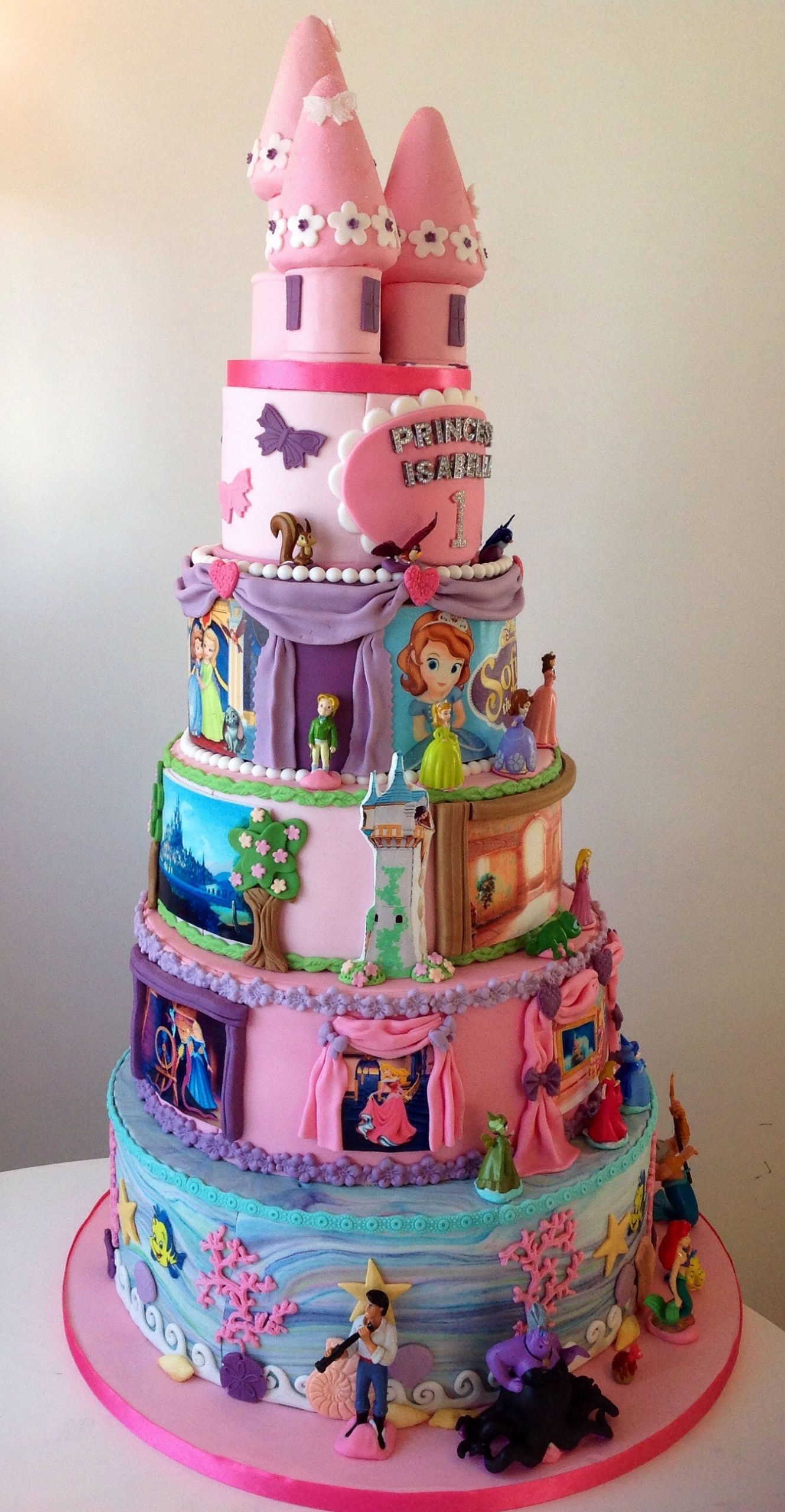 Princess 1st Birthday Cake
 Disney Princess 1St Birthday Cake CakeCentral