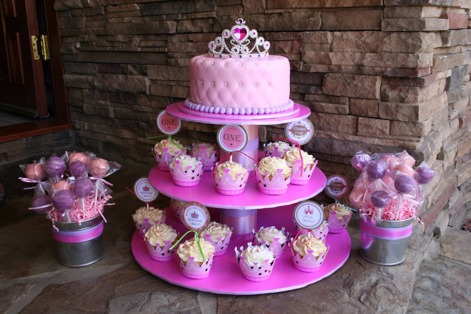 Princess 1st Birthday Cake
 cakes by narleen kristel a princess 1st birthday