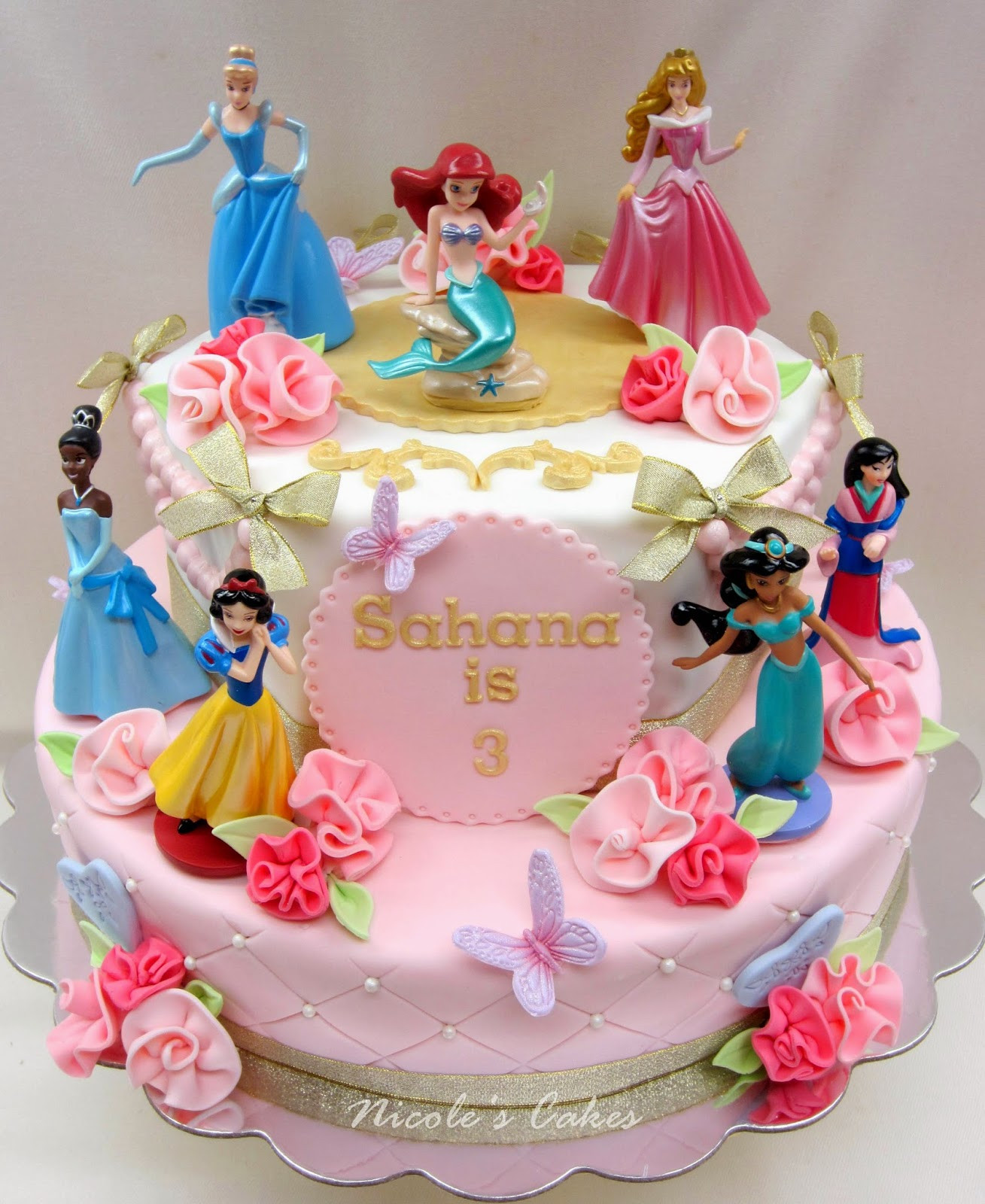 Princess Birthday Cakes
 Confections Cakes & Creations Gorgeous Pink Princess Cake