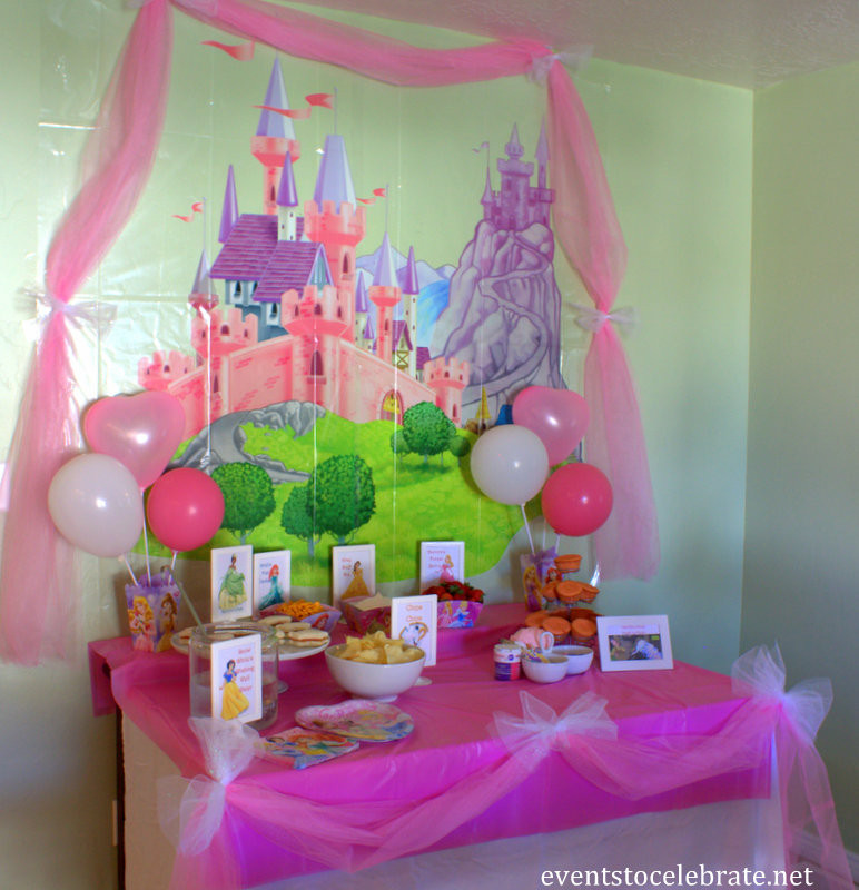 Princess Birthday Party Ideas
 Disney Princess Birthday Party Ideas Food & Decorations