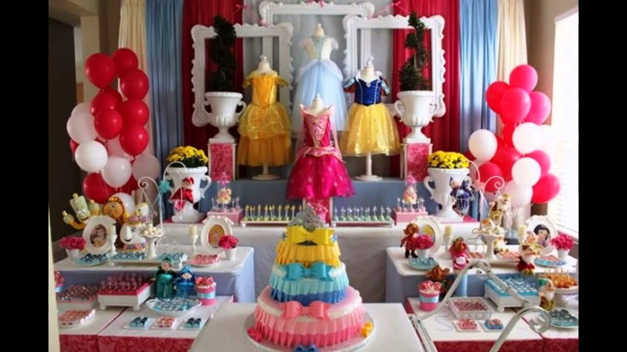 Princess Birthday Party Ideas
 Cool Disney princess themed party ideas