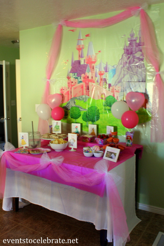 Princess Birthday Party Ideas
 Disney Princess Birthday Party Ideas Food & Decorations