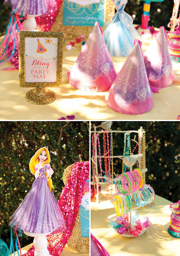 Princess Birthday Party Ideas
 Sparkly Disney Princess Dream Party Free Printables