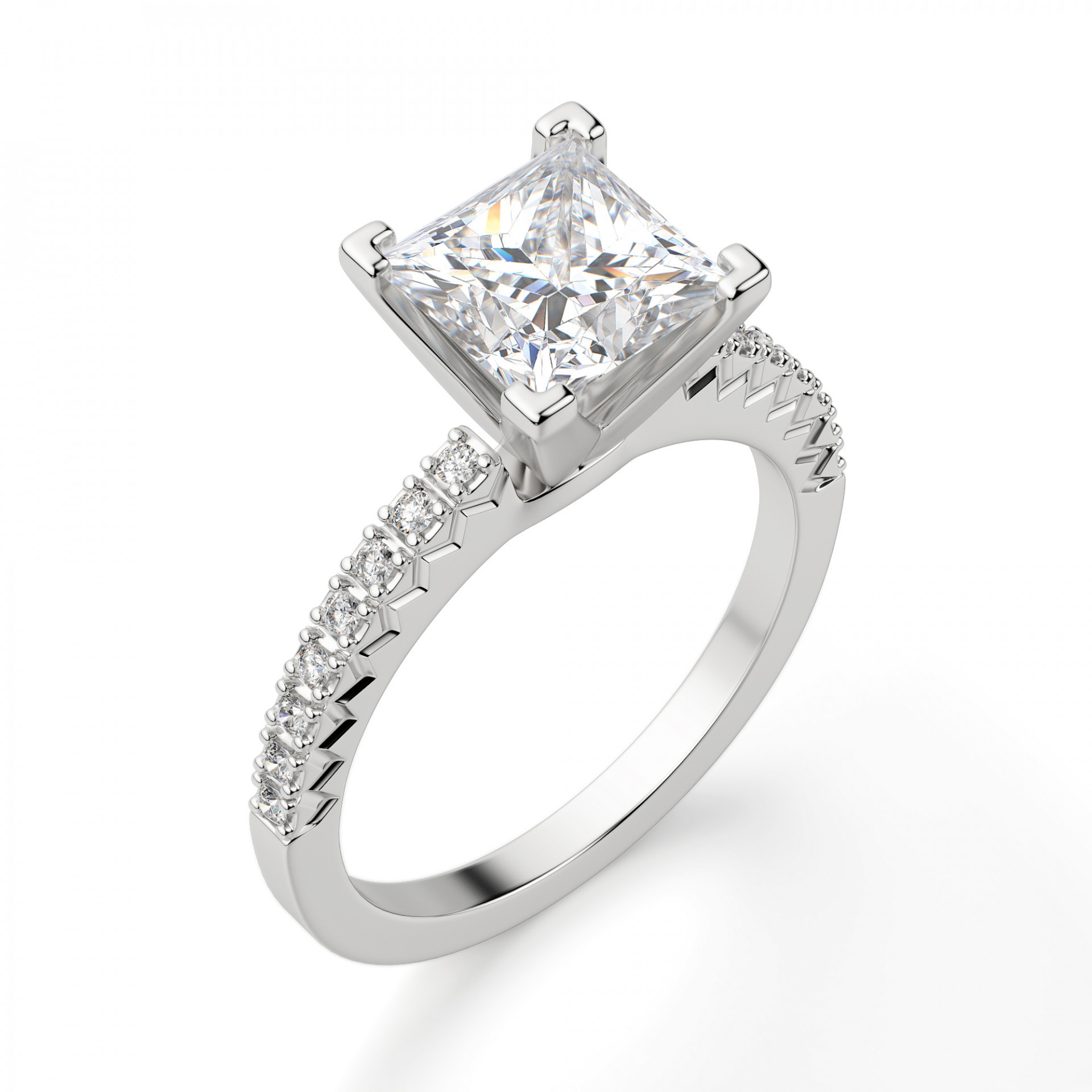 Princess Cut Rings Engagement
 Angelix Princess Cut Engagement Ring