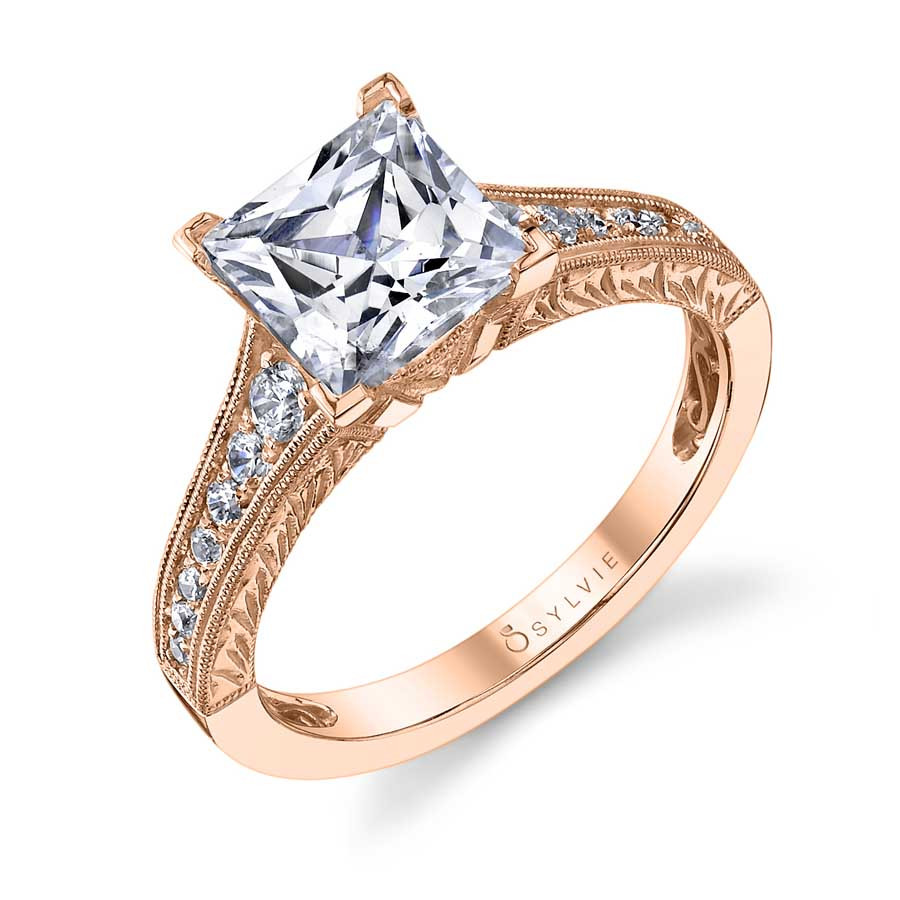 Princess Cut Rings Engagement
 Ophelia Princess Cut Engagement Ring