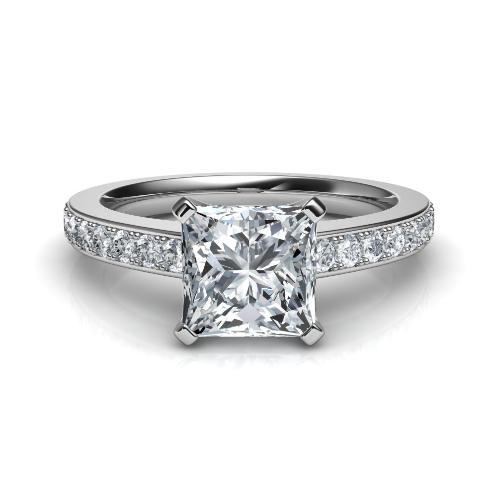 Princess Cut Rings Engagement
 Novo Princess Cut Diamond Engagement Ring Natalie Diamonds