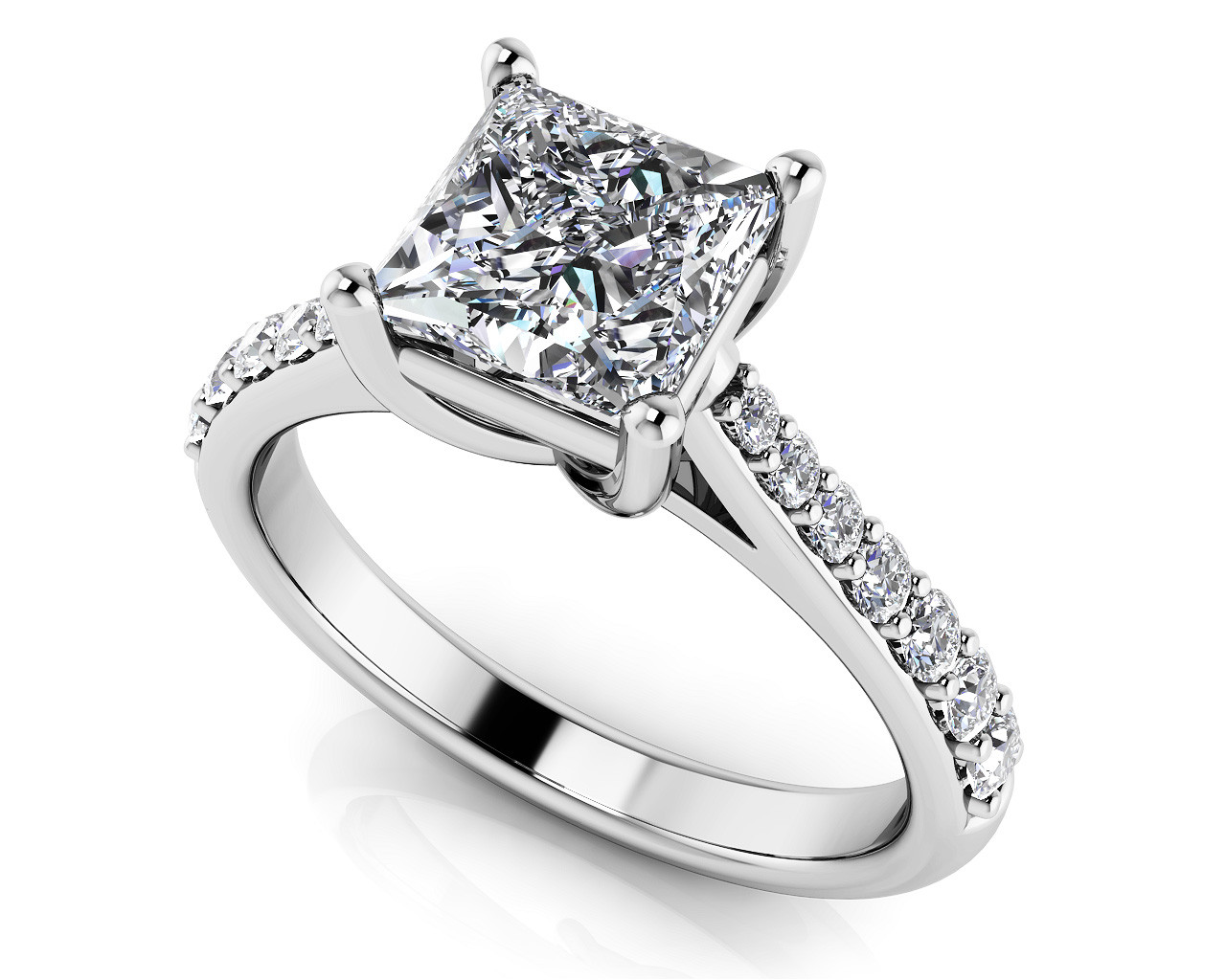 Princess Cut Wedding Rings
 Dazzling Princess Cut Engagement Ring Roco s Jewelry