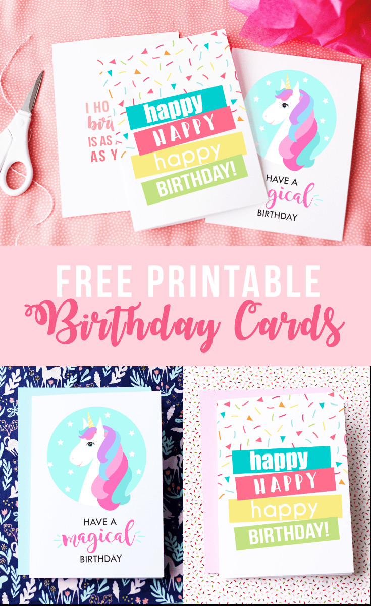 Printable Birthday Card Free
 Free Printable Birthday Cards