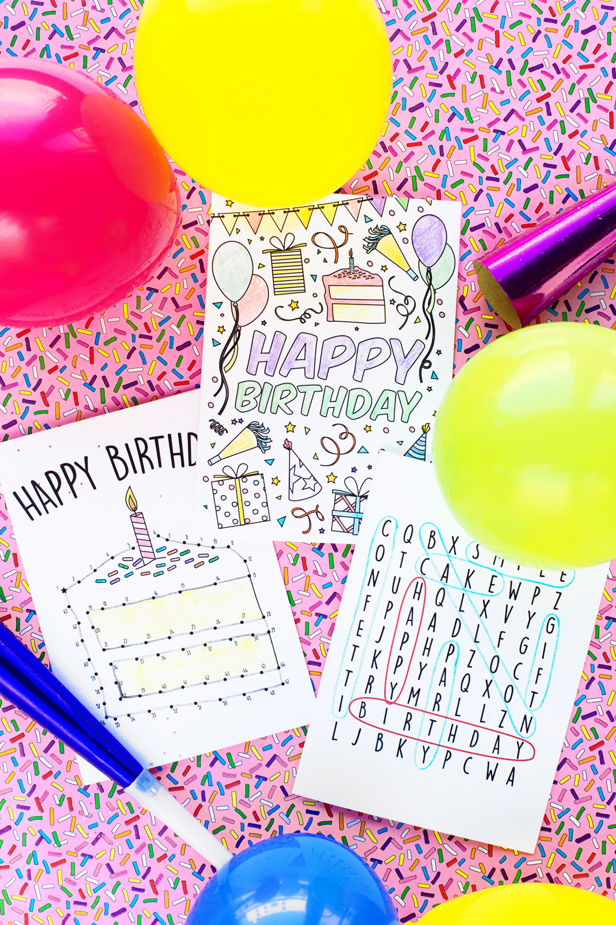 Printable Birthday Cards
 Free Printable Birthday Cards for Kids Studio DIY