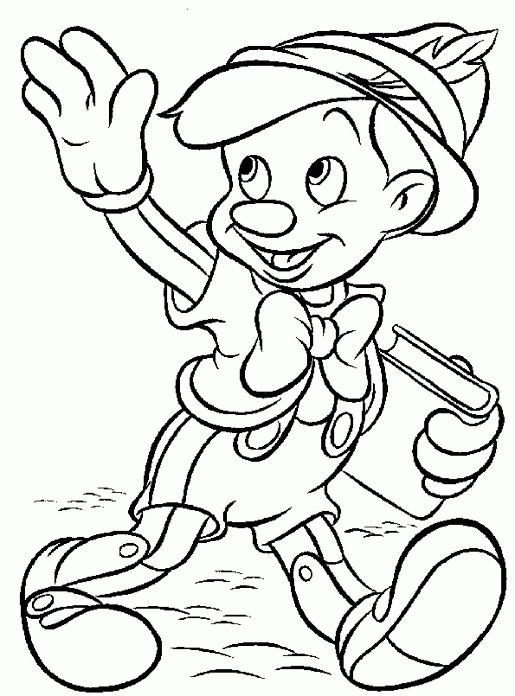 Printable Coloring Pages Kids
 Free Printable Pinocchio Coloring Pages For Kids