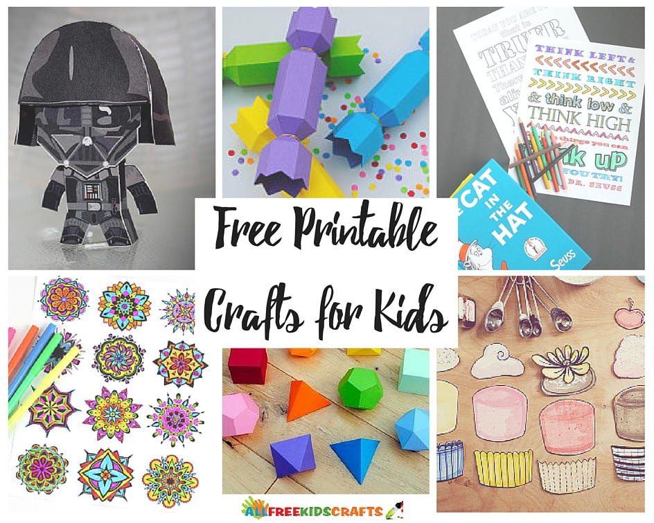 Printable Craft For Kids
 100 Free Printable Crafts for Kids